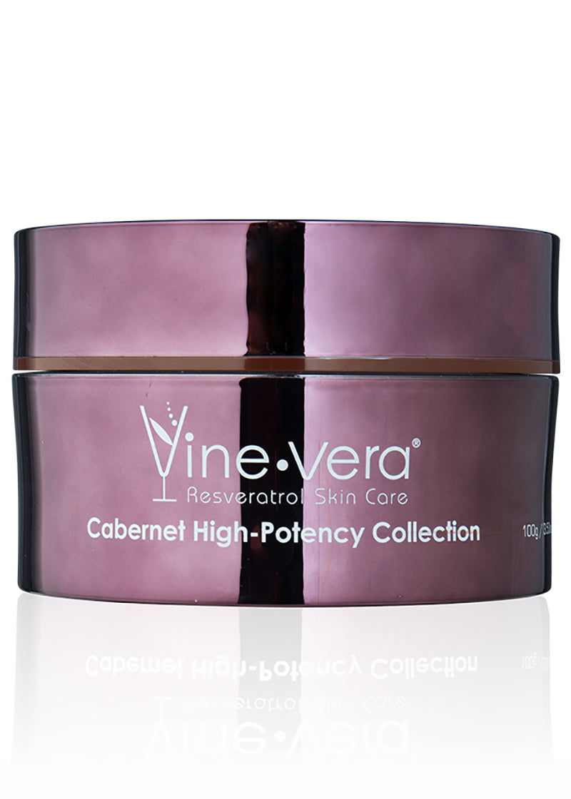 Vine Vera - 50g / 1.76 fl.oz- Resveratrol Cabernet High Potency Night Cream - Firms the look of the skin and improves overall complexion