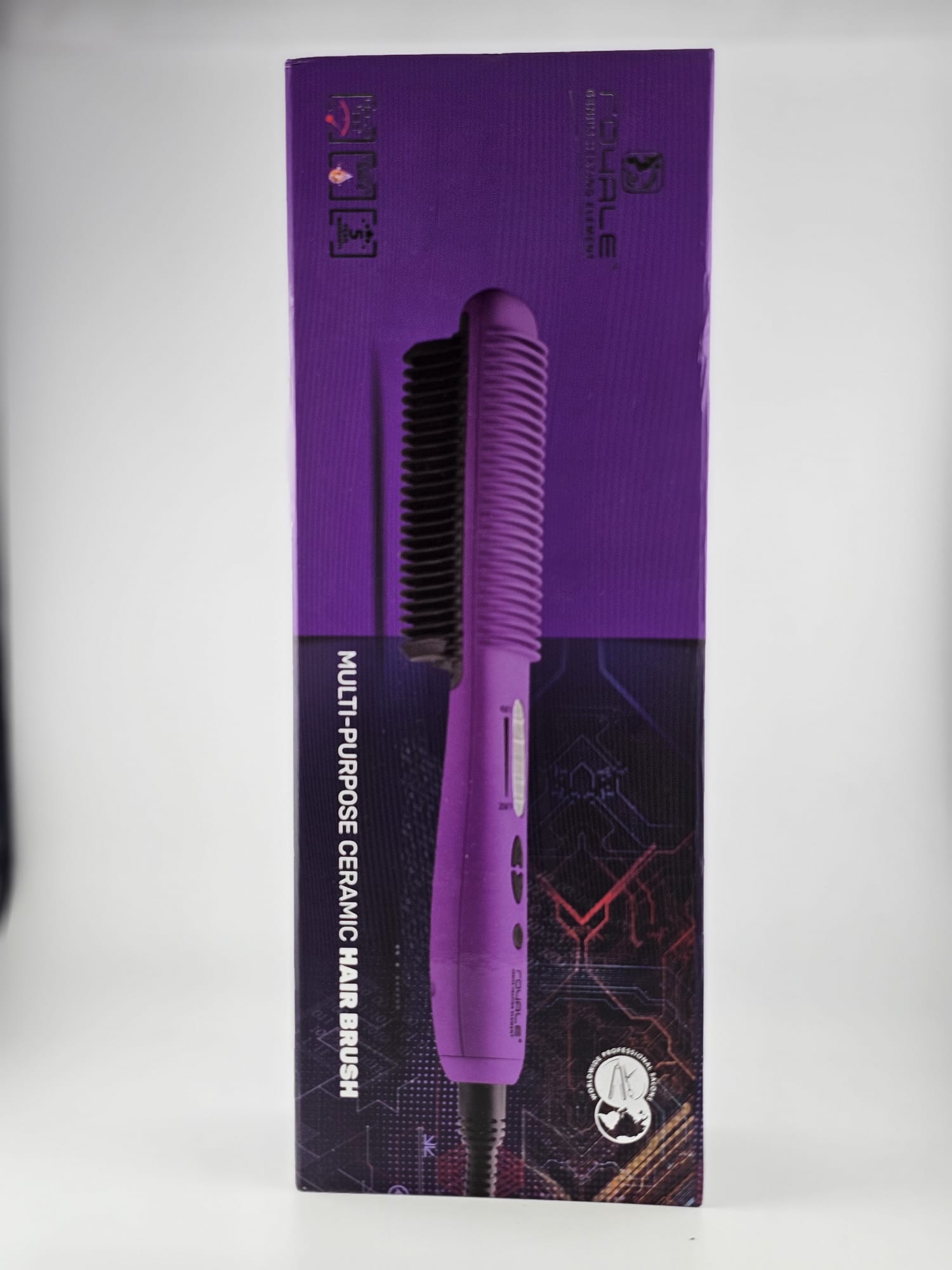 Royale Ceramic Hair Brush Purple