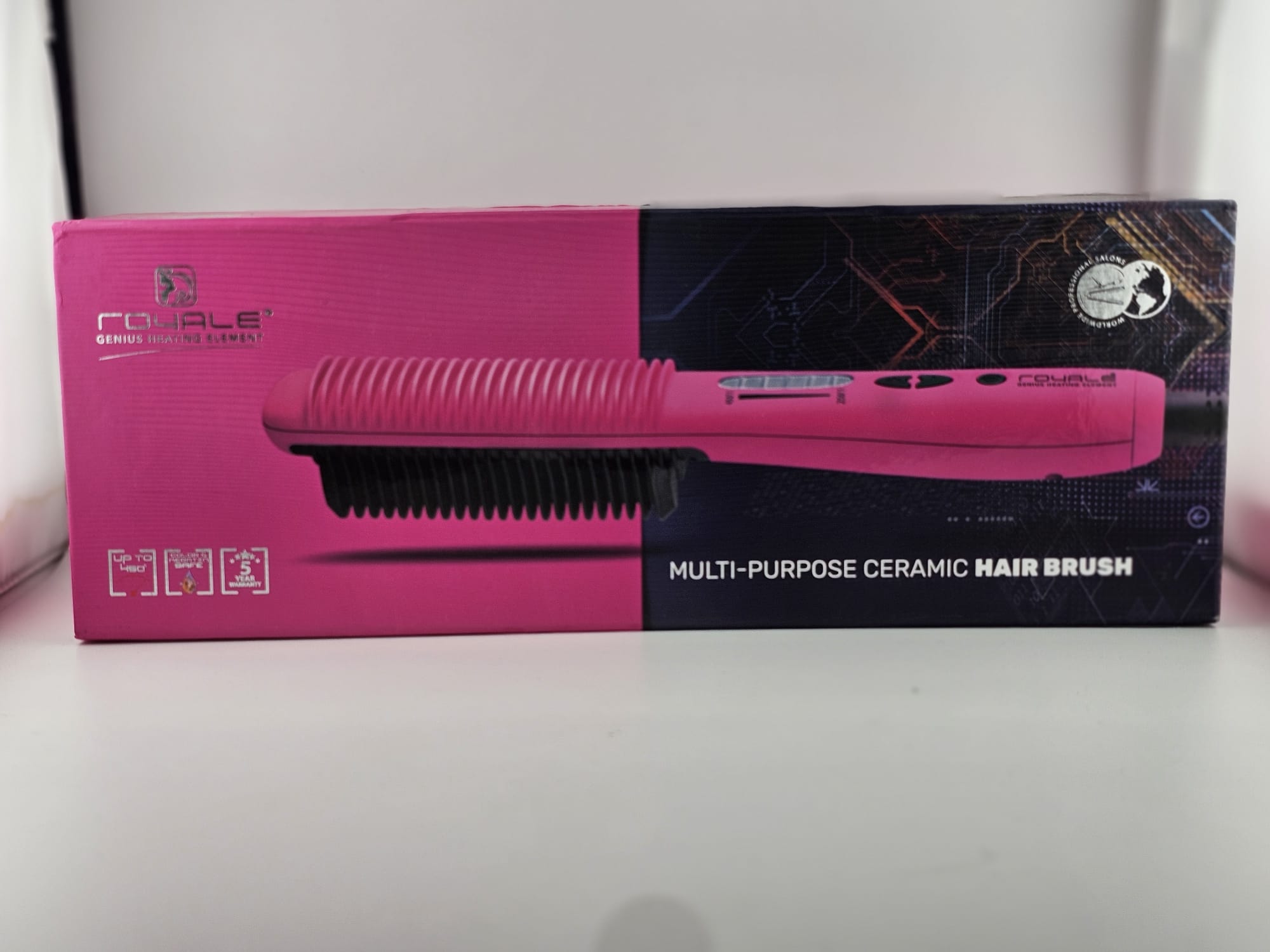 Royale Ceramic Hair Brush Pink