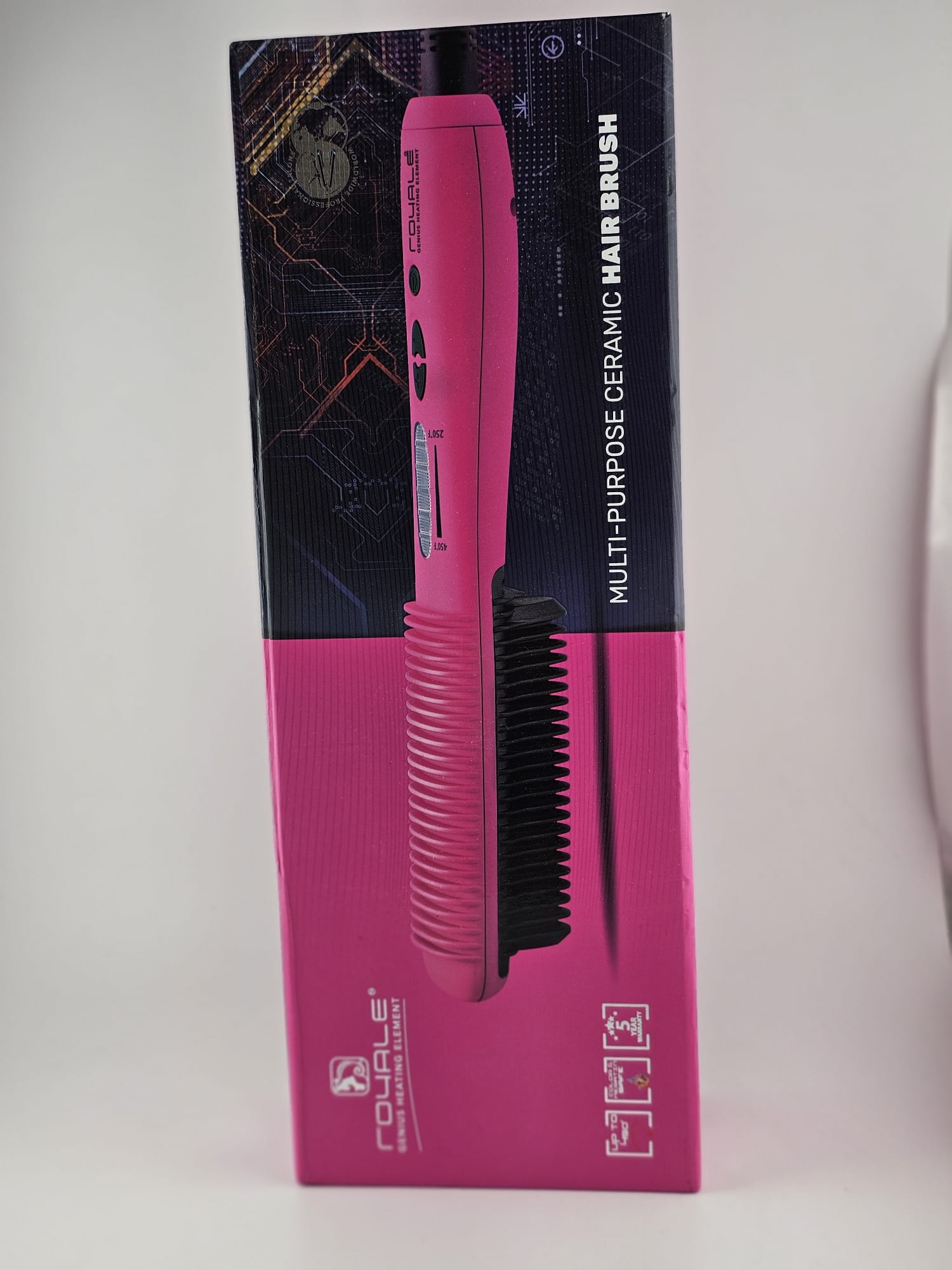 Royale Ceramic Hair Brush Pink