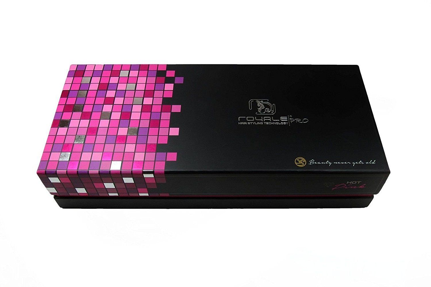 Royale Classic Flat Iron Hair Straightener 1.5 Inch Pink