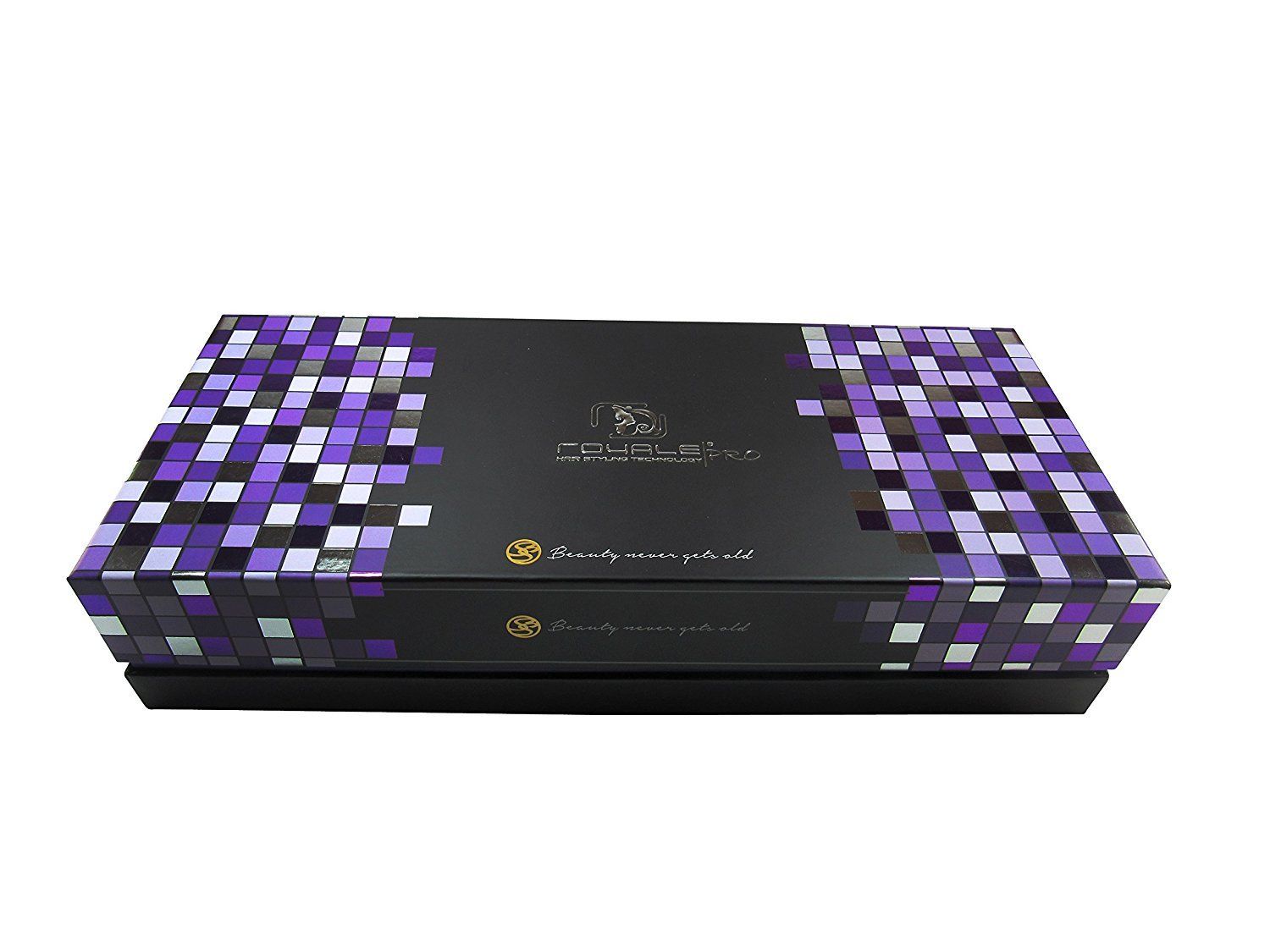 Royale Classic Flat Iron Hair Straightener 1.5 Inch Deep Purple